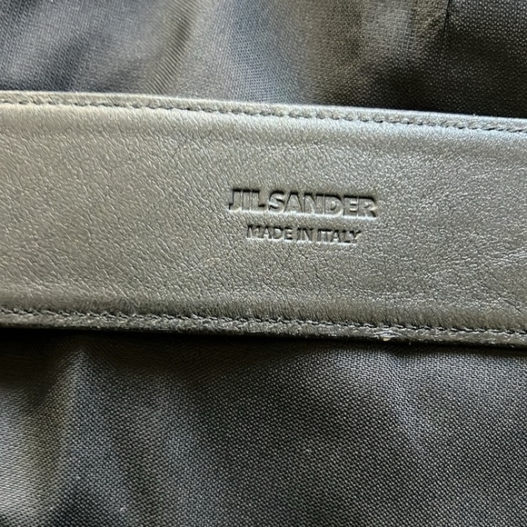 Jil Sander Ravages Black Belted Dress - Picture 15 of 16